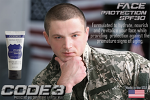 Load image into Gallery viewer, CODE 3 SPF Face Protection Moisturizer for Military Men