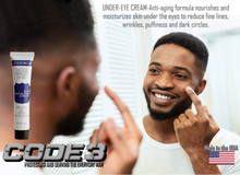 Load image into Gallery viewer, CODE 3 Eye Protection Under Eye Cream for African American Men 